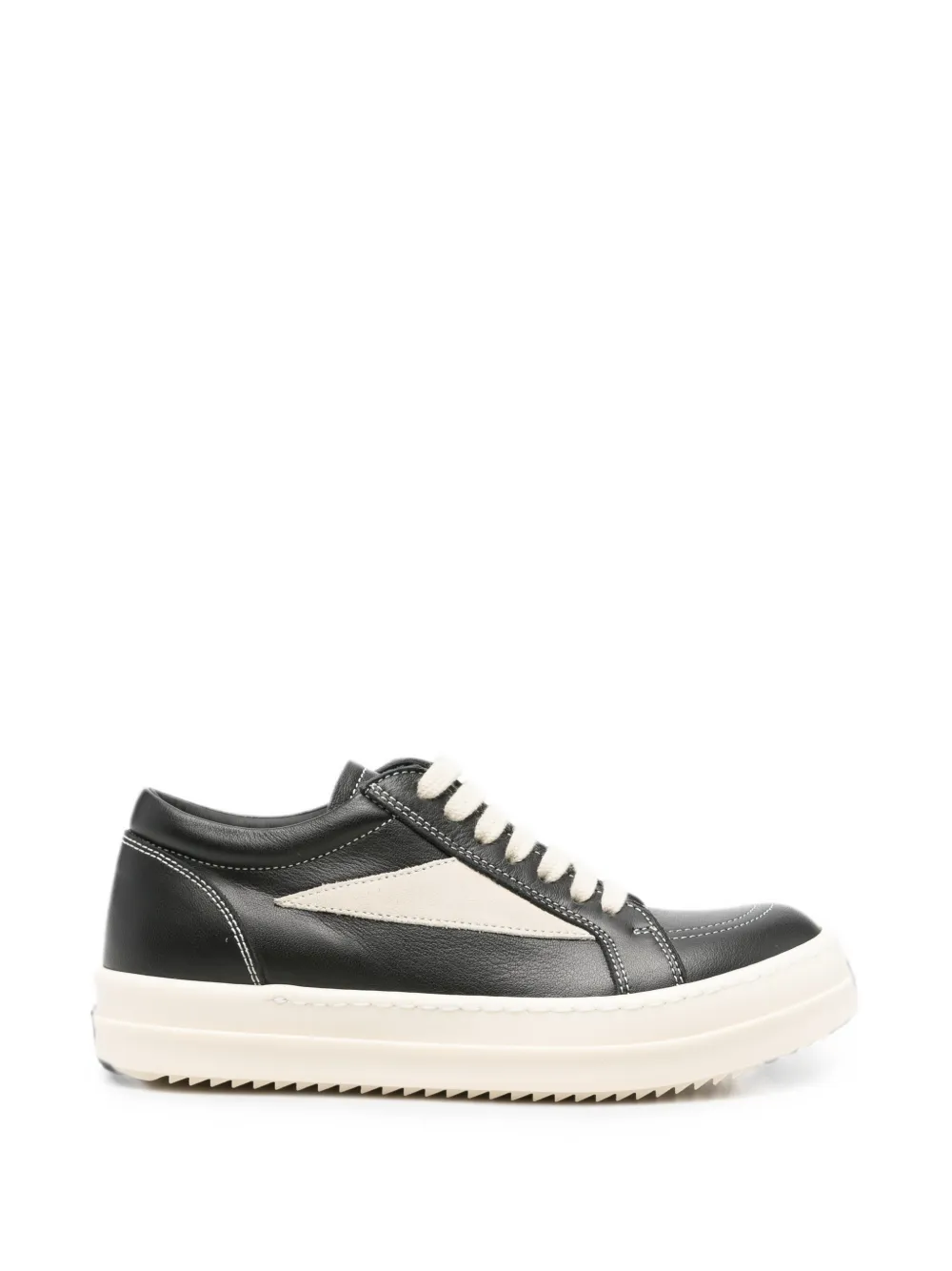 Rick Owens Kids leather sneakers Zwart