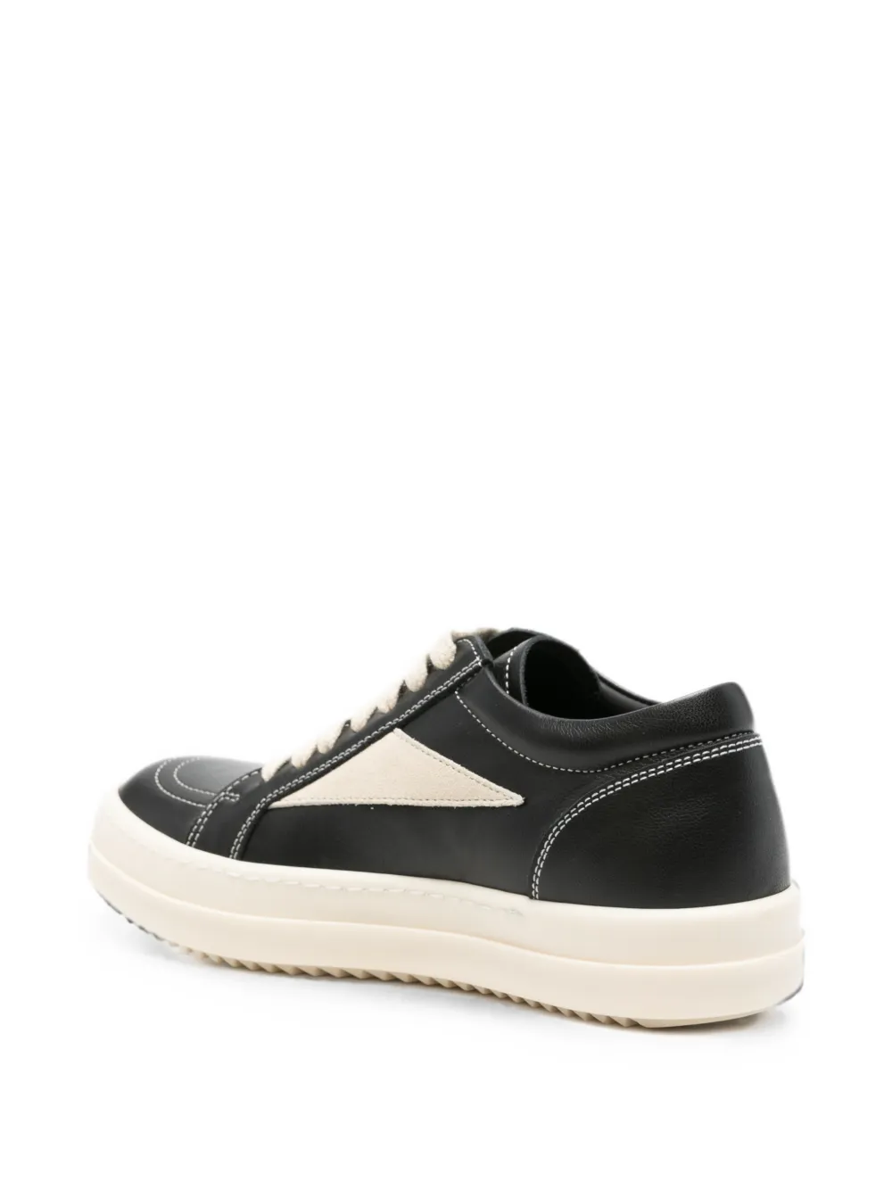 Rick Owens Kids leather sneakers Zwart