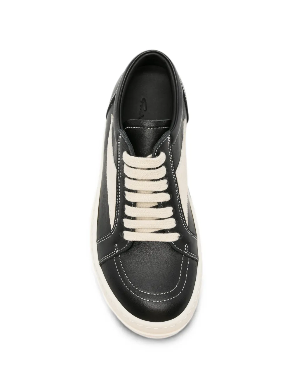 Rick Owens Kids leather sneakers Zwart
