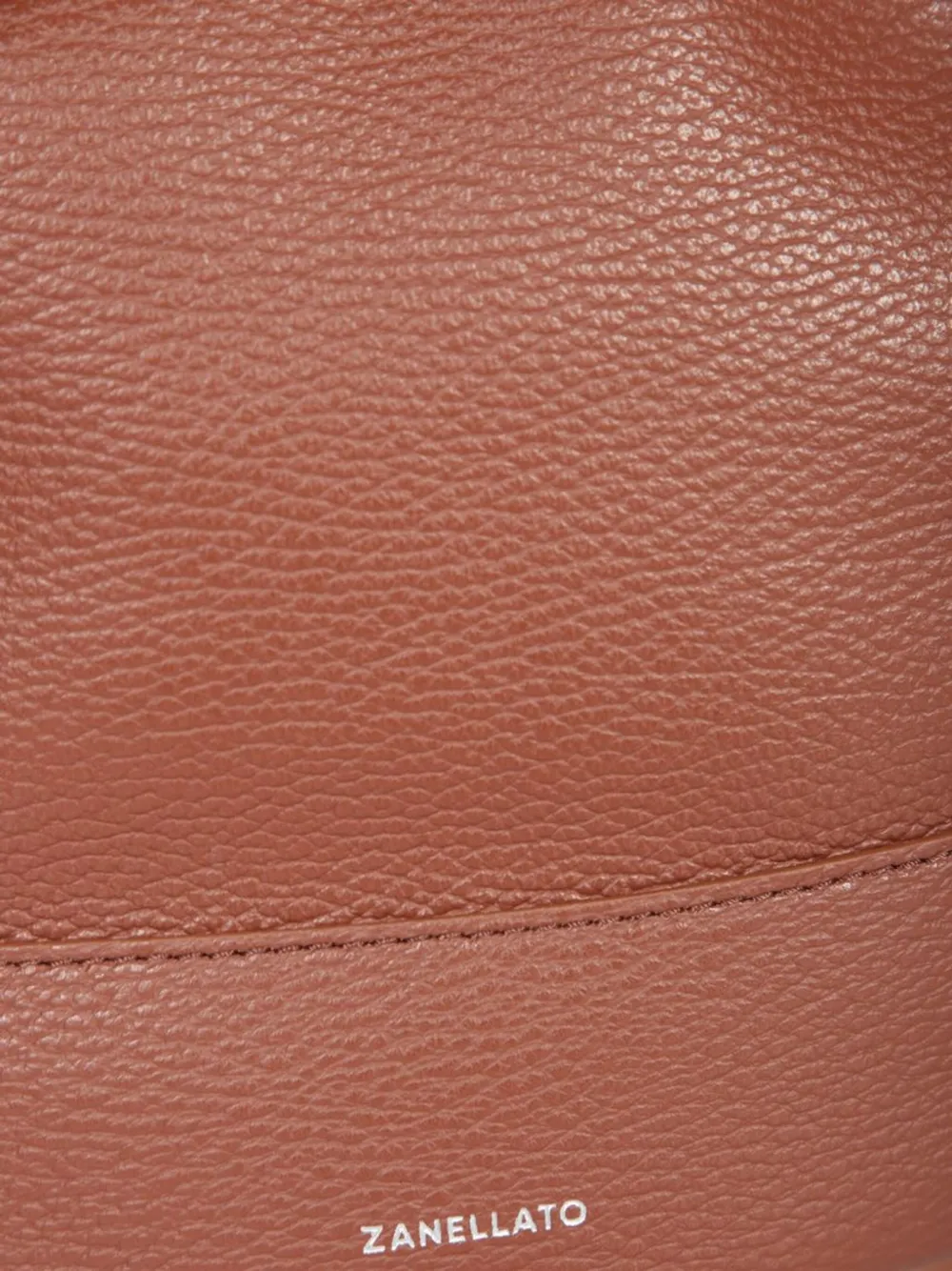 Zanellato Turn-lock Leather Shoulder Bag In Brown