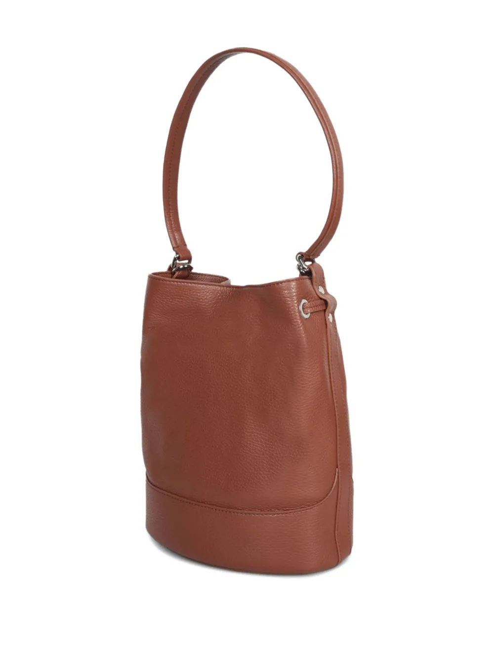 Zanellato turn-lock leather shoulder bag - Bruin