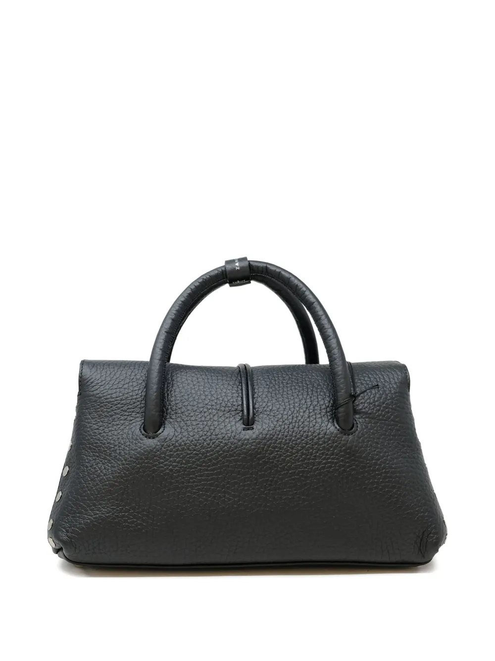 Zanellato leather tote bag - Zwart
