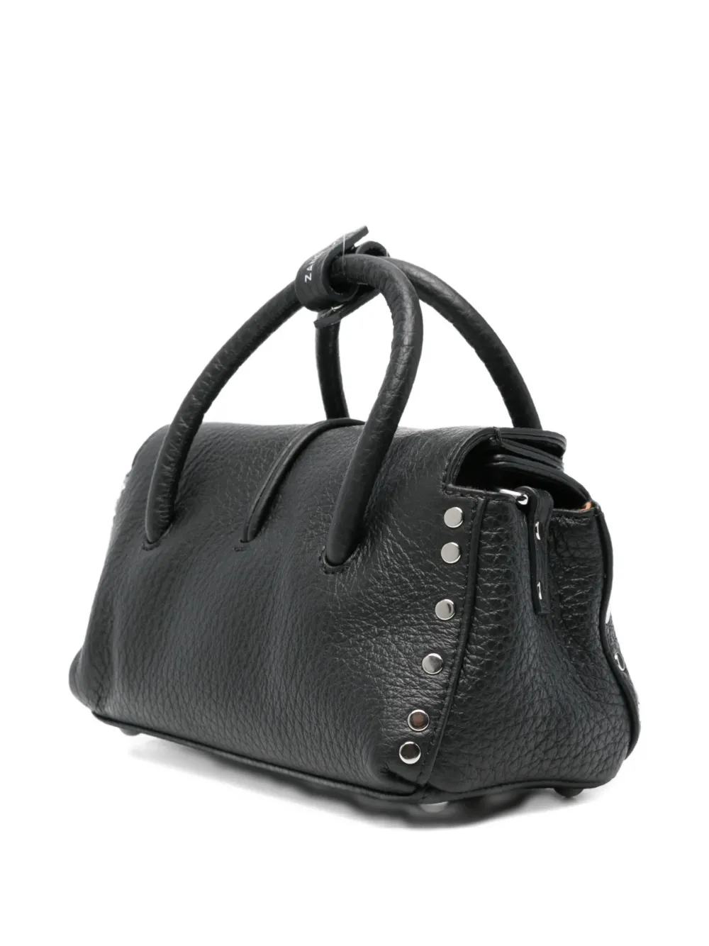 Zanellato Leren shopper Zwart