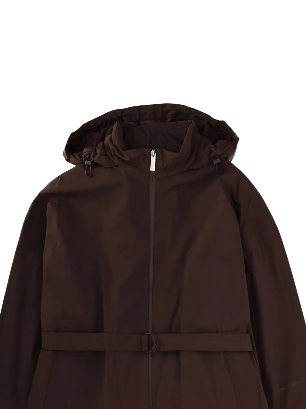 Herno Laminar trenchcoat met capuchon Bruin