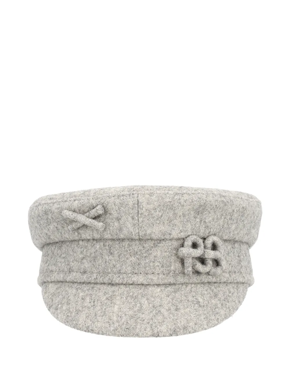 Ruslan Baginskiy knot-detail beret hat - Grijs