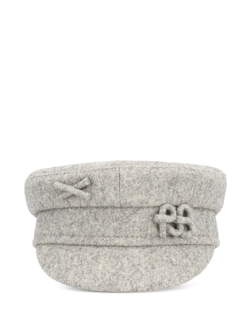Ruslan Baginskiy knot-detail beret hat - Grigio
