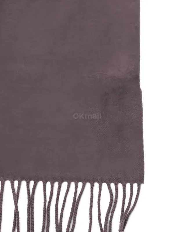 Vivienne Westwood Embroidered Fringed Scarf | Brown | FARFETCH