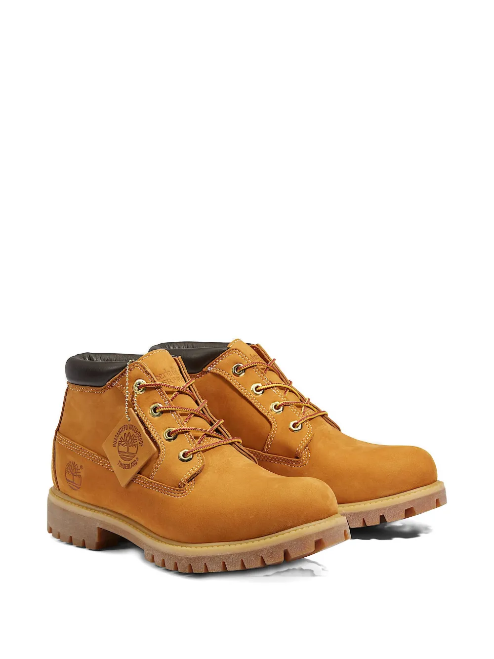 Timberland lace-up logo-detail boots Bruin