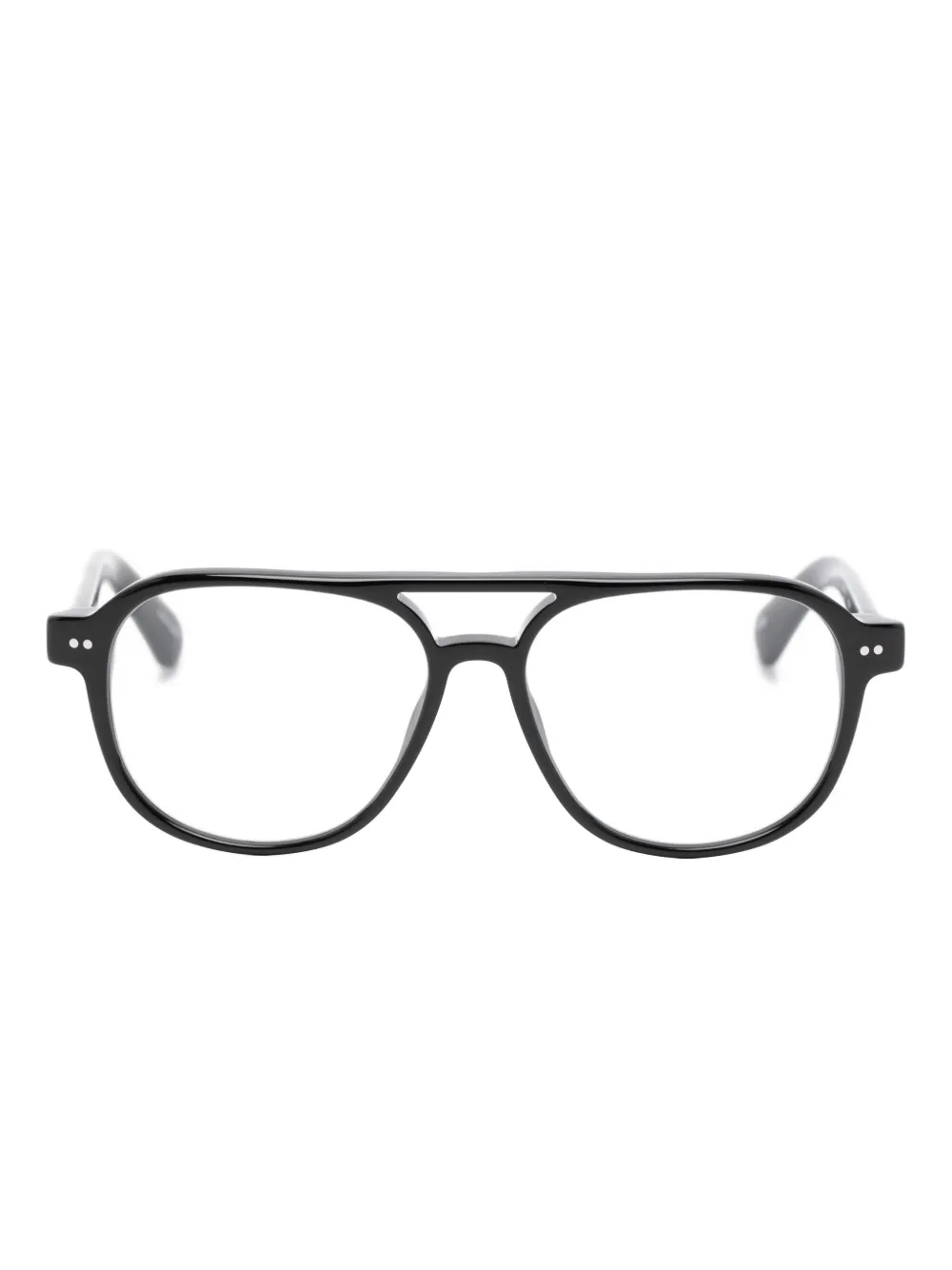 Jacquemus Altu pilot-frame glasses | Black | Image 1