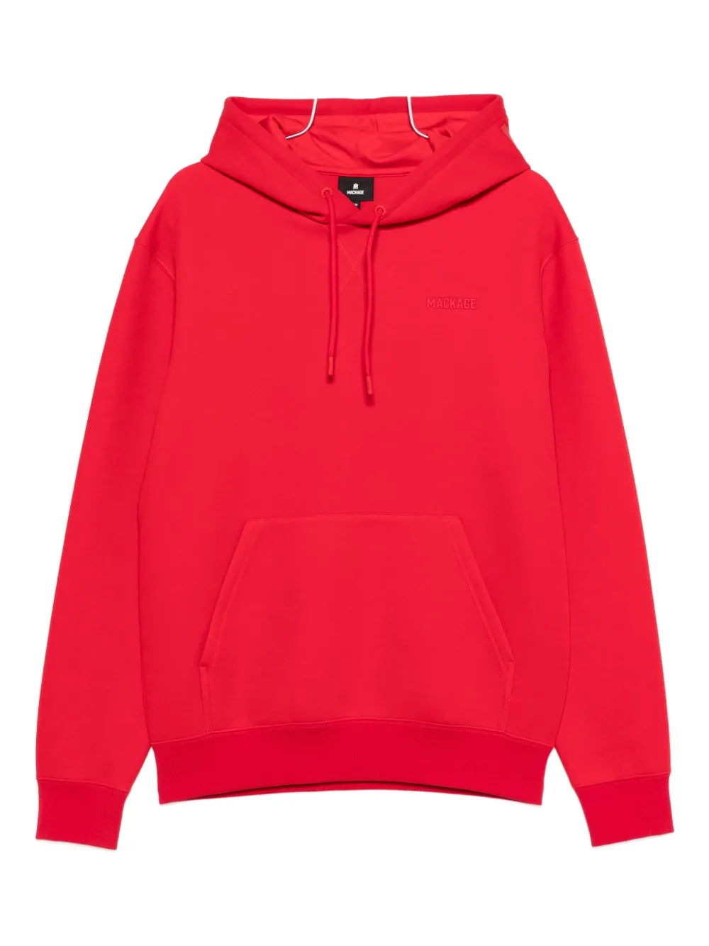 Mackage logo-detail hoodie | Red | Image 1
