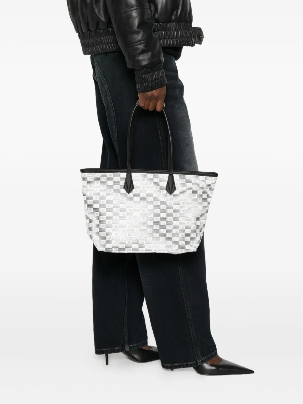 Moreau printed tote bag - Wit