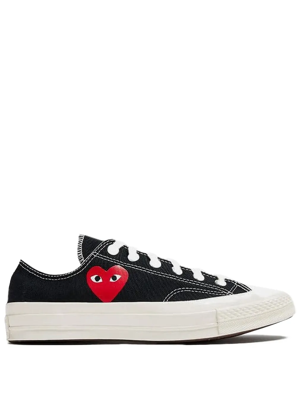 Comme Des Garçons Play x Converse x Converse petit coeur low sneakers | Black | Image 1