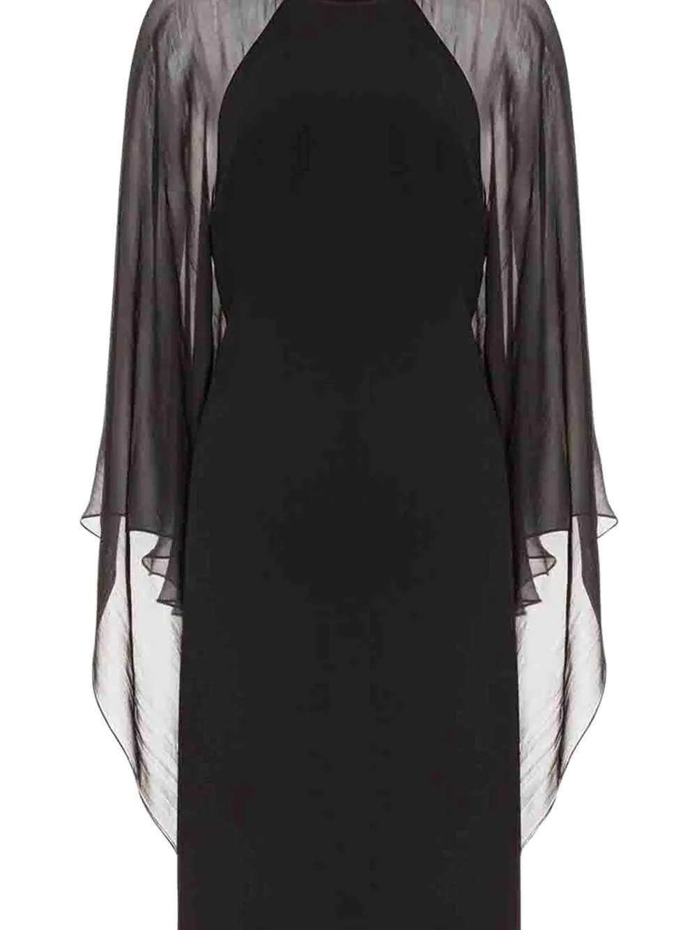Alberta Ferretti sheer-panel maxi dress | Evening Dresses | Image 2