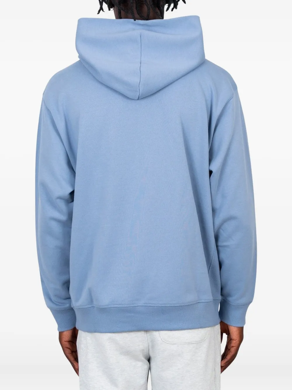 New Balance Hoodie met geborduurd logo Blauw