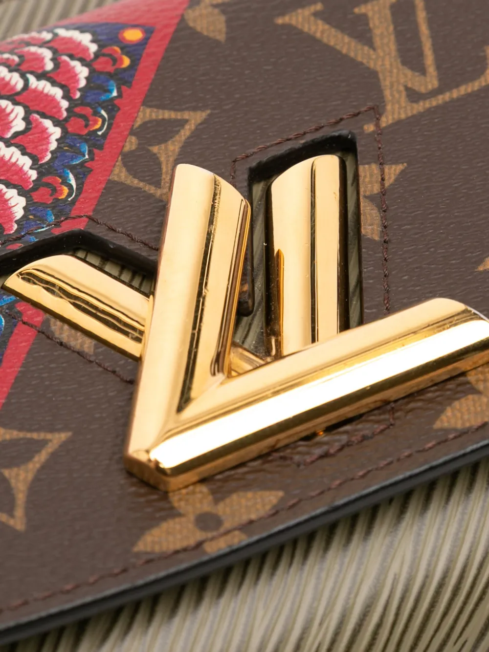 2017 Kansai Yamamoto Monogram And Epi Kabuki Twist Wallet On Chain Crossbody Bag