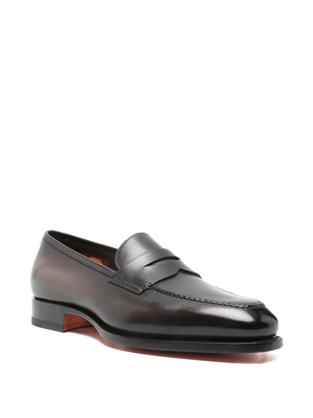 Santoni Penny loafers - Bruin