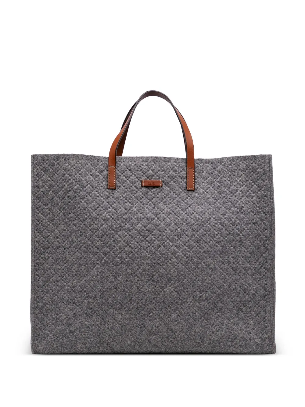 Шерстяная сумка-тоут Gucci, бывшая в употреблении в 2016-2025 годах, с бриллиантами