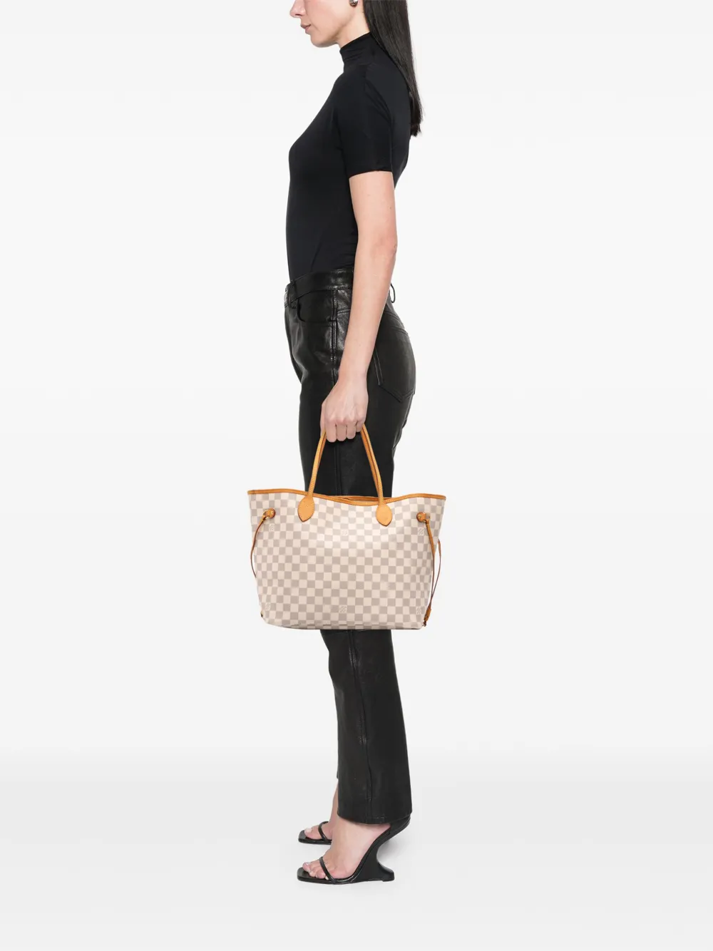 Louis Vuitton Pre-Owned 2014 Damier Azur Neverfull MM tote bag | Pre-Owned | Image 2