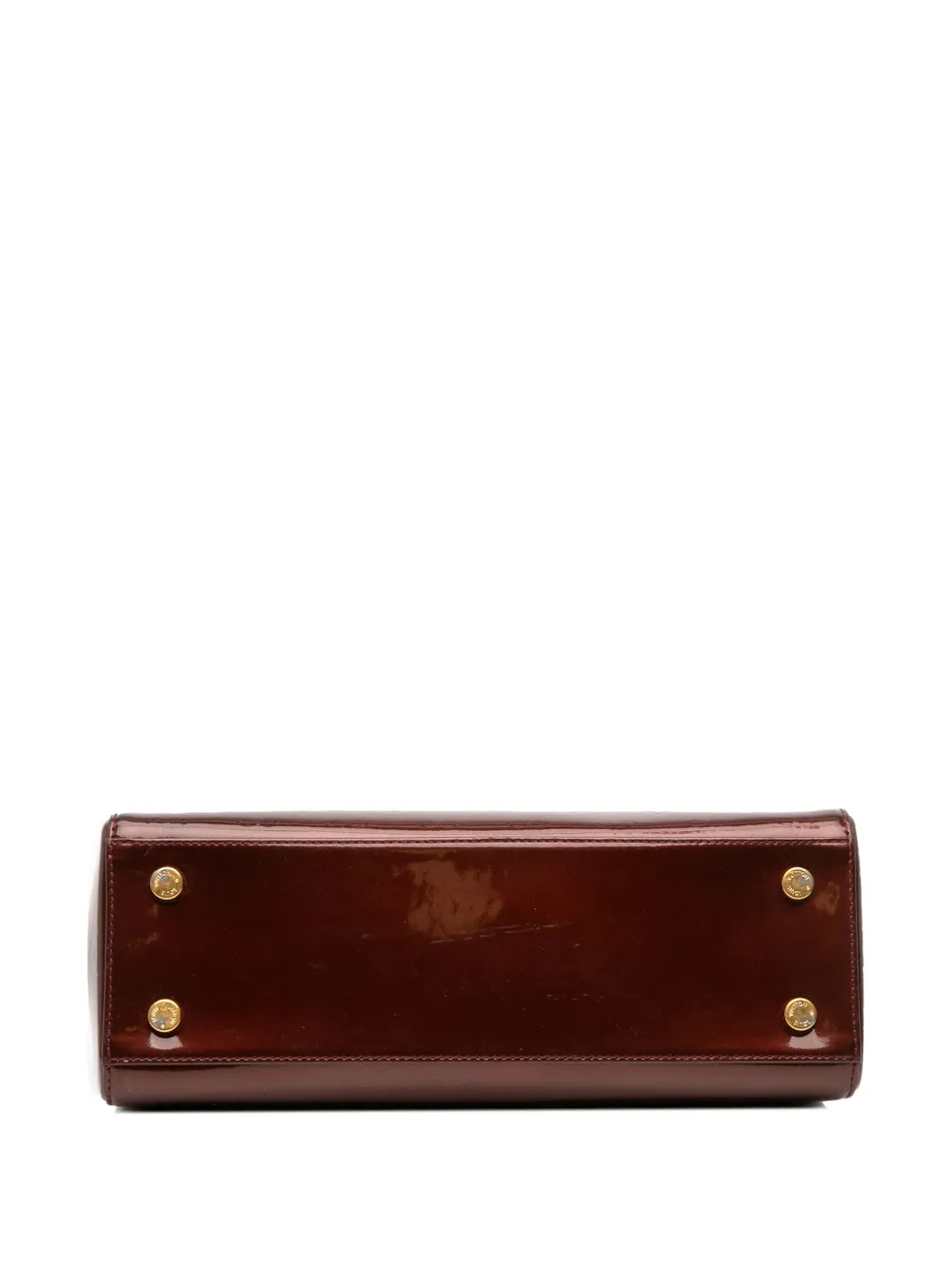 Pre-owned Louis Vuitton 2012 Monogram Vernis Brea Mm Satchel In Red