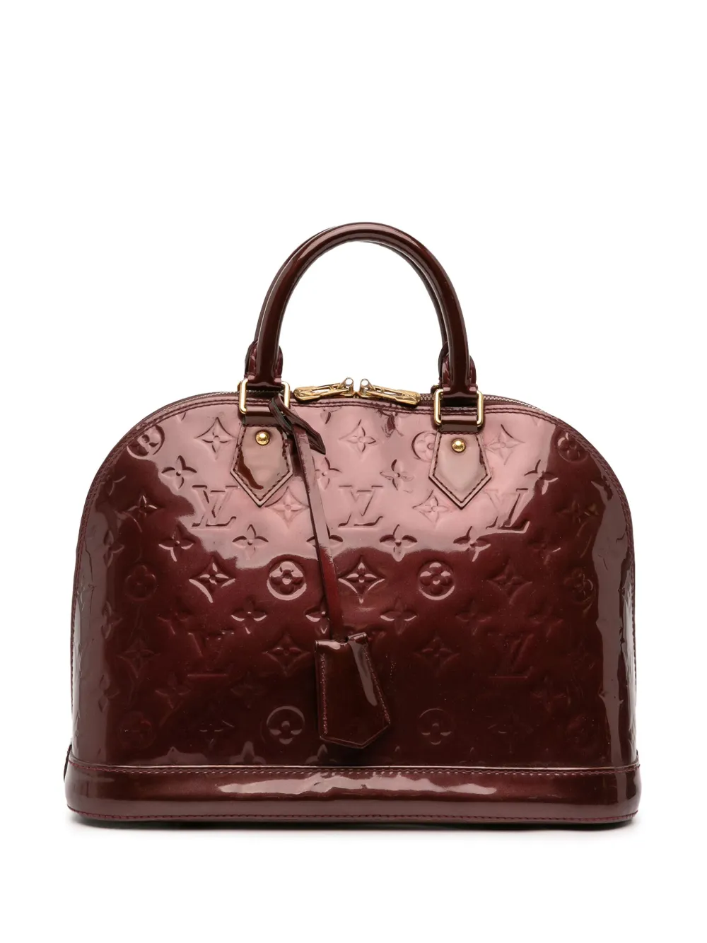 Louis Vuitton Pre-Owned 2012 モノグラム ヴェルニ アルマ PM ハンドバッグ - レッド Louis Vuitton Pre-Owned 2012 モノグラム ヴェルニ アルマ PM ハンドバッグ - レッド