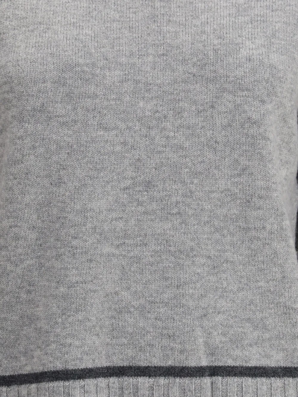 Max Mara Pescara Turtleneck Sweater In Gray