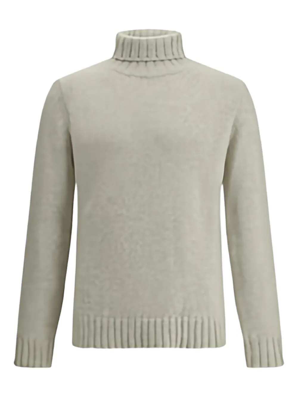 Aragona Braided-knit Turtleneck Sweater In White