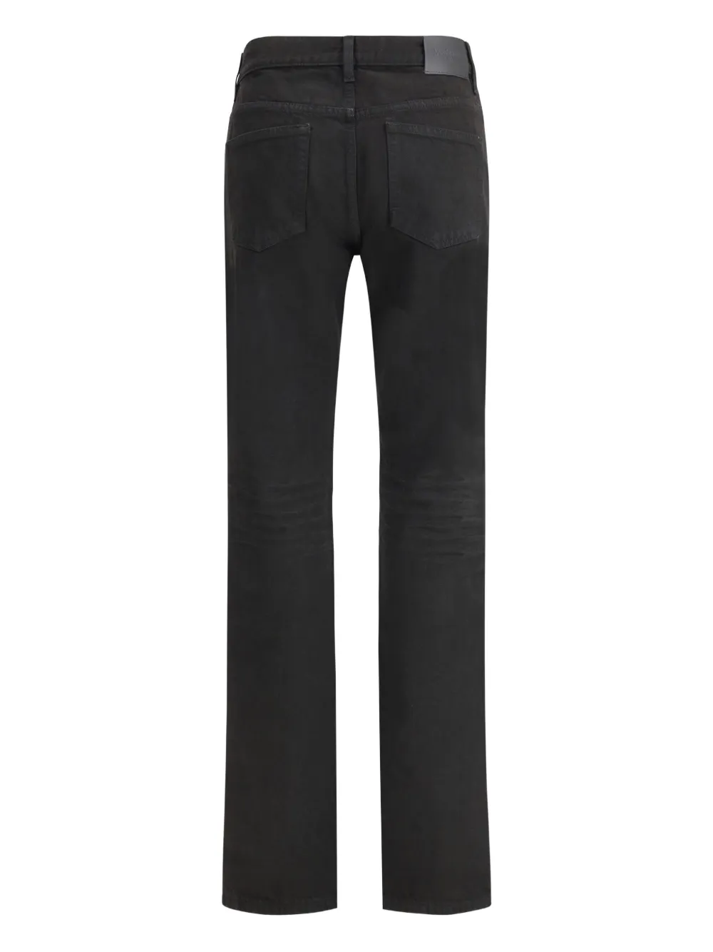 Saint Laurent Nico Jeans In Berlin Denim In Black