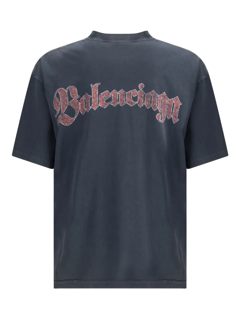 Balenciaga Spiral Crest T-shirt - Zwart