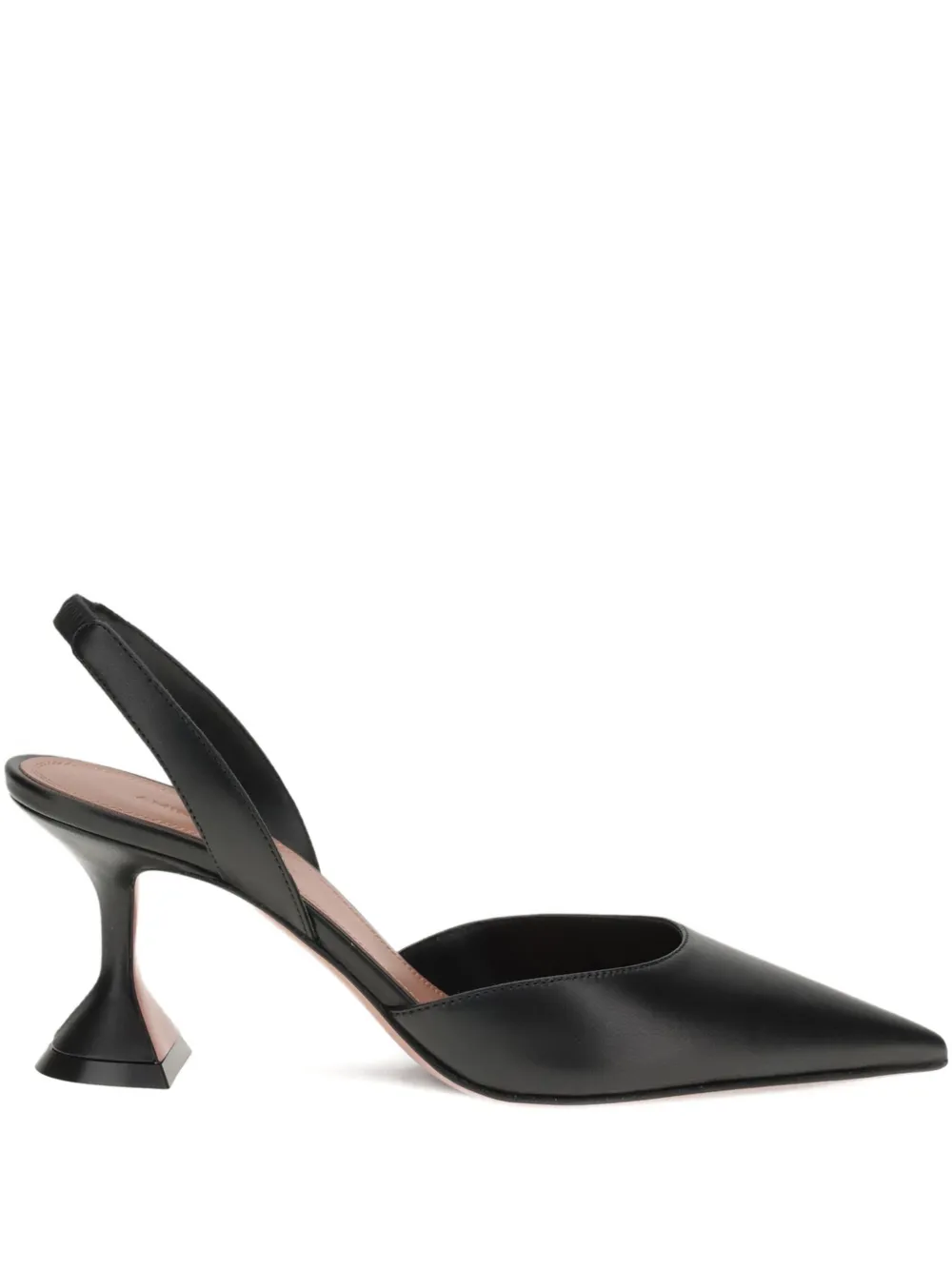 Amina Muaddi 70mm Holli slingback pumps Zwart