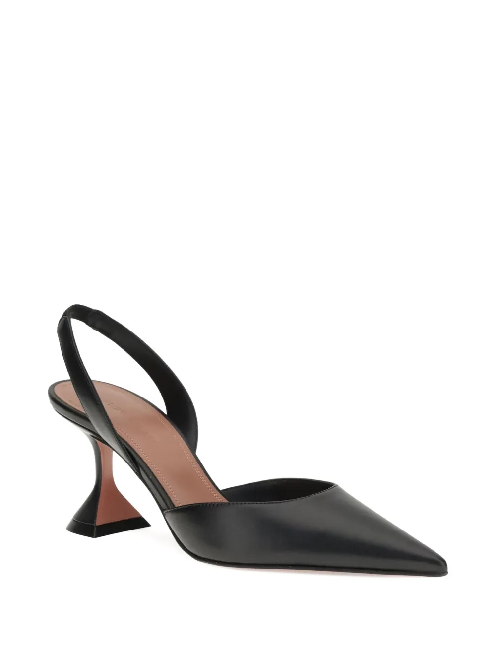 Amina Muaddi 70mm Holli slingback pumps Zwart