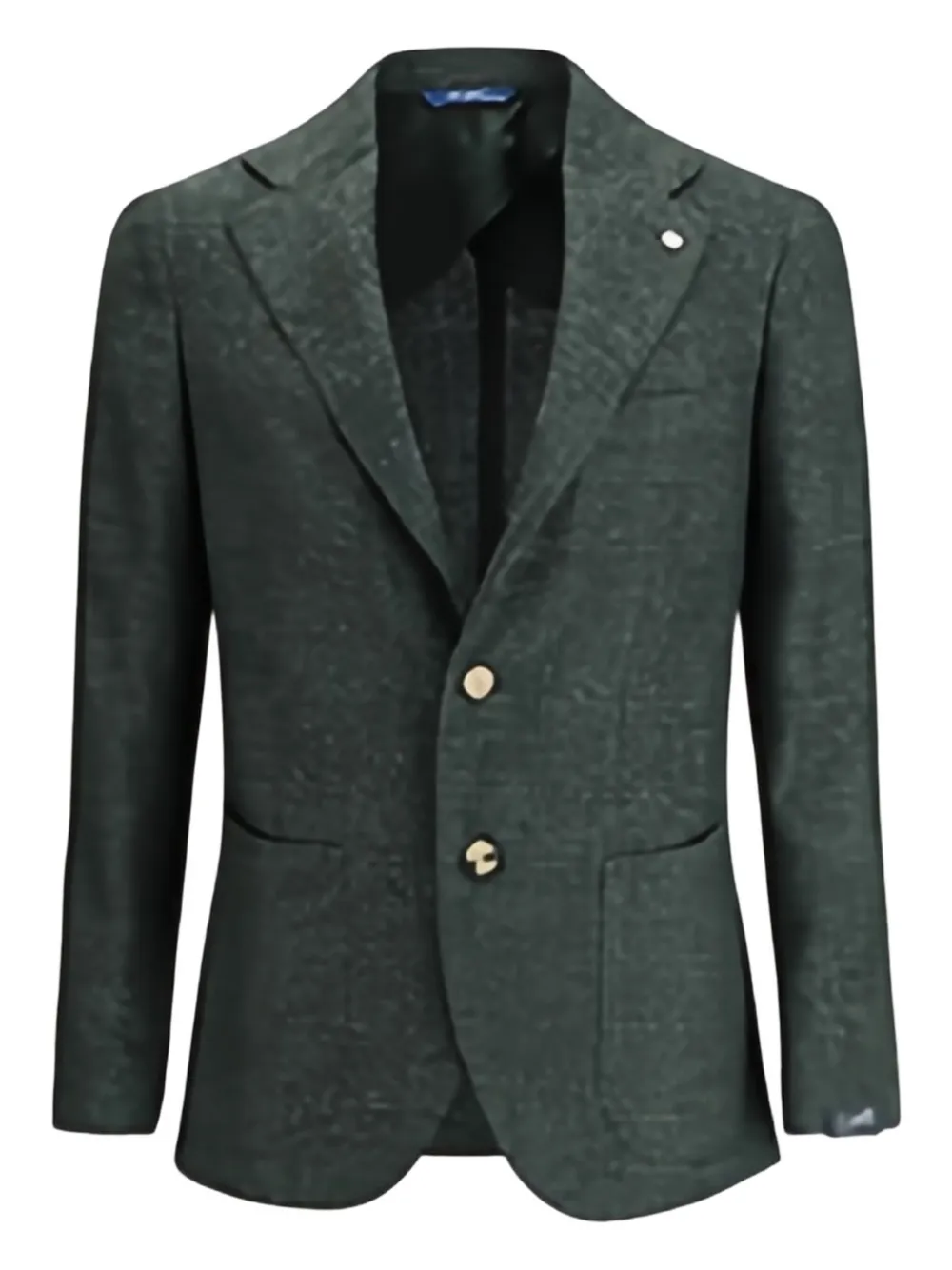 GI CAPRI checked single-breasted blazer | Green | Image 1