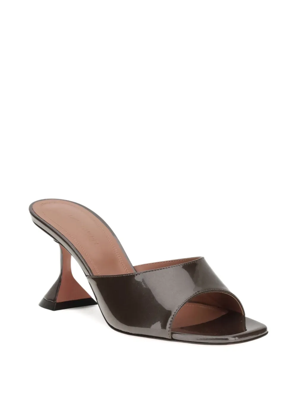 Amina Muaddi 70mm Lupita Sandals In Brown