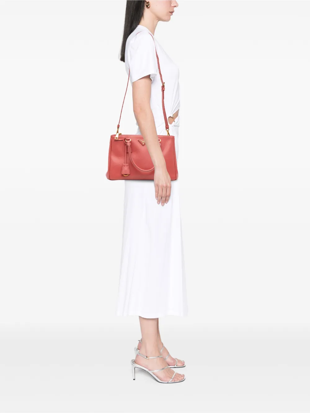 Prada Pre-Owned 2010-2025 Small Saffiano Lux Galleria Double Zip satchel | Pre-Owned | Image 2