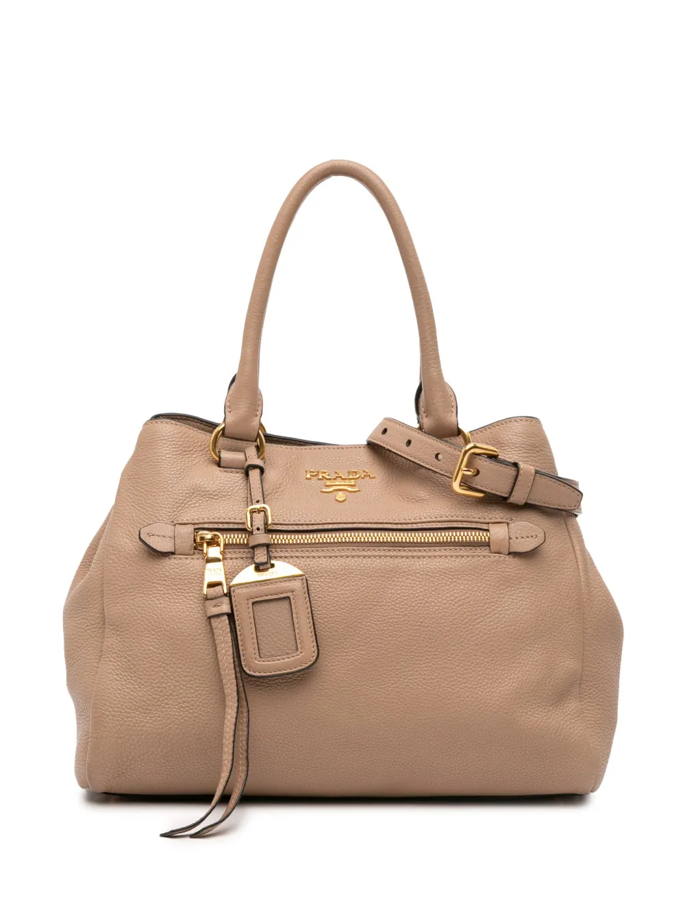Prada Pre-Owned 2000-2025 Vitello Phenix satchel | Brown | Image 1