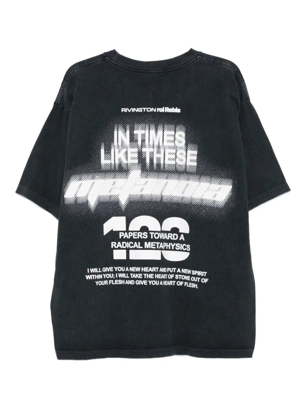 RRR123 graphic T-shirt - Zwart