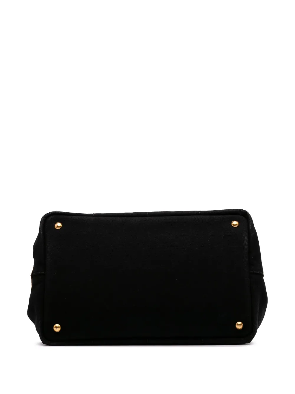 Pre-owned Prada 2013-2025 Canvas Canapa Logo Satchel In Black