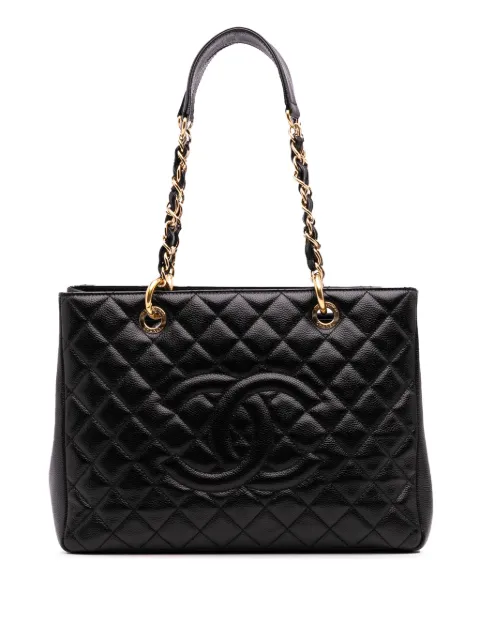 CHANEL Pre-Owned 2011 Caviar Grand Shopping tote bag