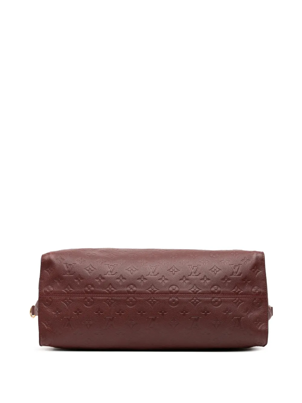 Pre-owned Louis Vuitton 2011 Monogram Empreinte Lumineuse Gm Satchel In Red