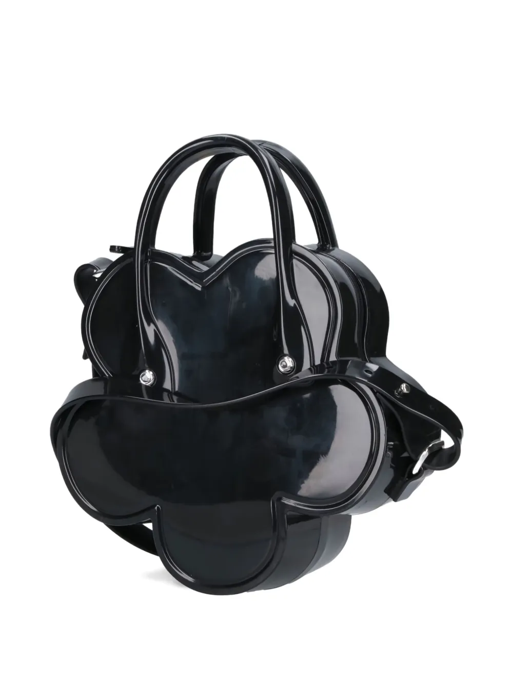 Comme Des Garcons Girl Top Handle Flower Tote Bag In Blue