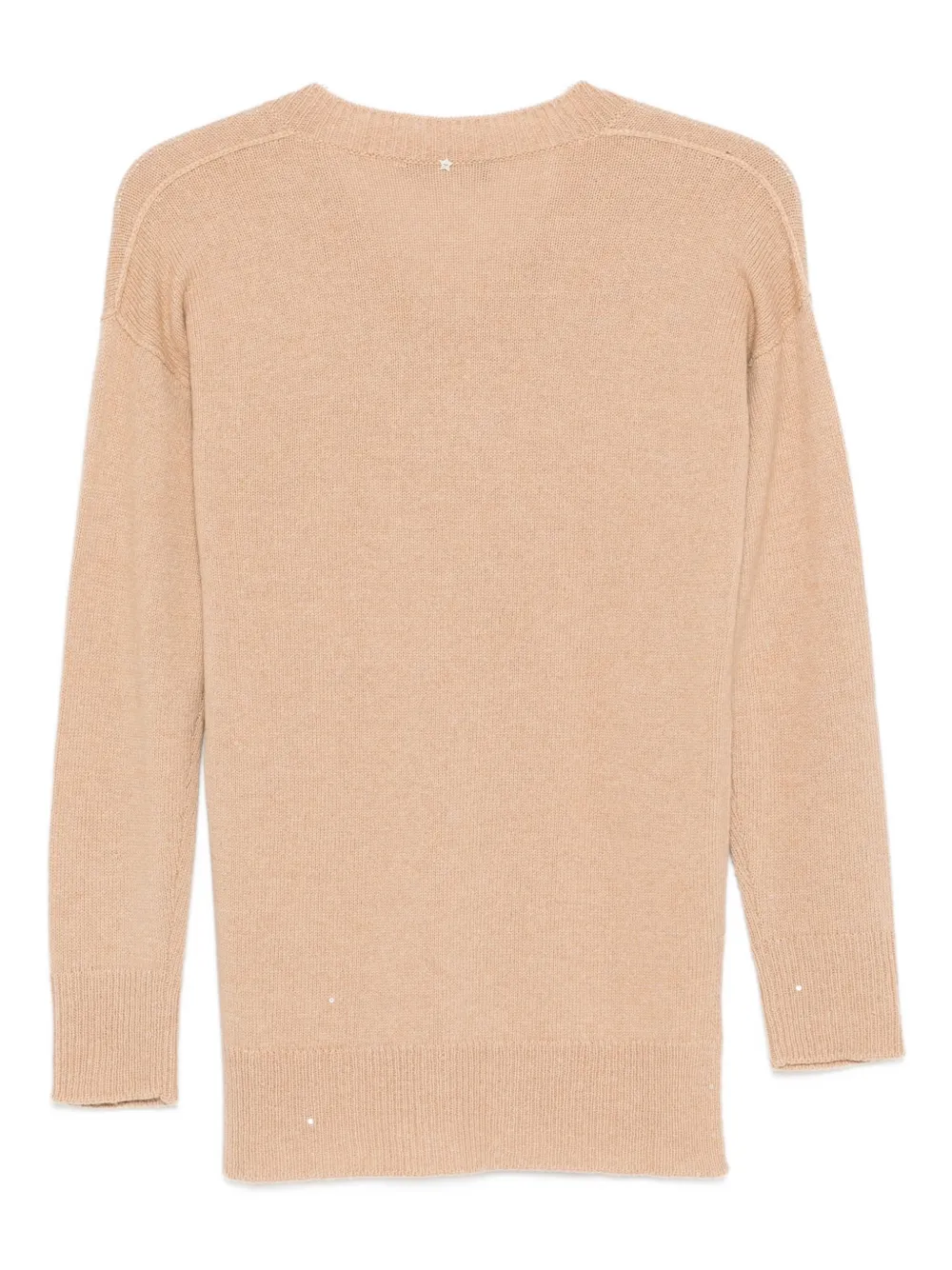 Lorena Antoniazzi V-neck Sweater In Neutral