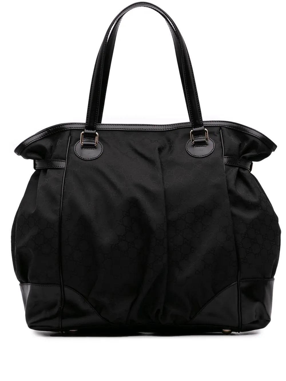 Gucci Pre-Owned 2016-2025 GG Nylon Full Moon tote bag - Nero