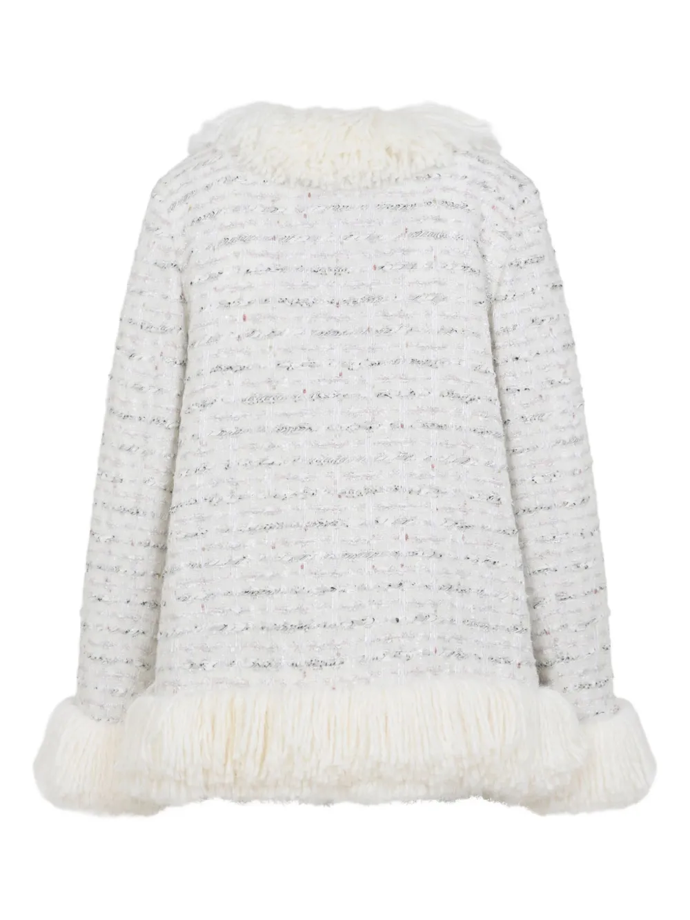 Giambattista Valli abrigo con ribete texturizado | Abrigos de pelo artificial | Image 2