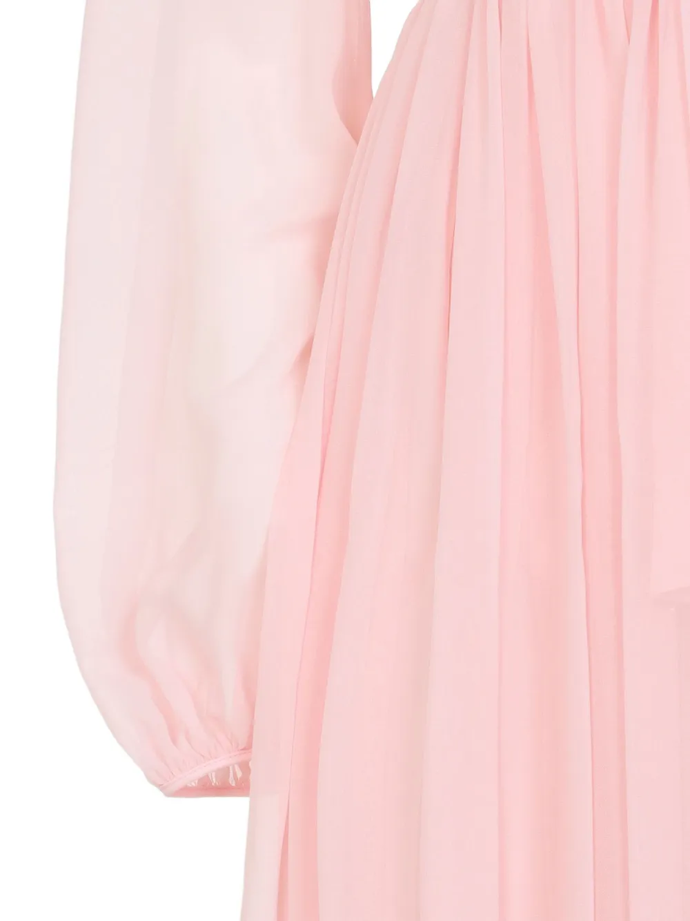 Giambattista Valli Maxi-jurk met V-hals en kant Roze