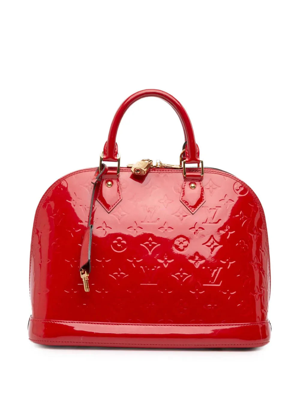 Louis Vuitton Pre-Owned 2014 モノグラム ヴェルニ アルマ PM ハンドバッグ - レッド Louis Vuitton Pre-Owned 2014 モノグラム ヴェルニ アルマ PM ハンドバッグ - レッド