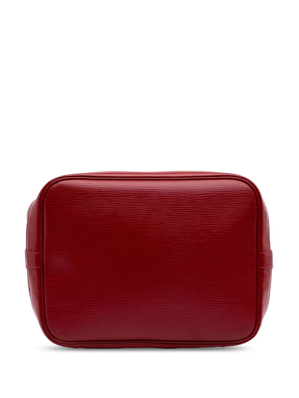 Pre-owned Louis Vuitton 2013 Epi Petit Noe Bucket Bag In Red