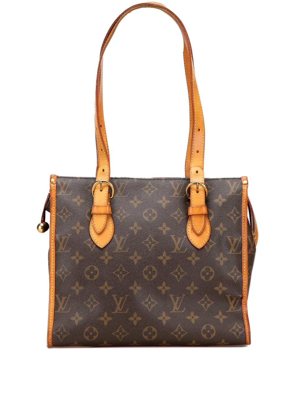 Pre-owned Louis Vuitton 2008 Monogram Popincourt Haut Shoulder Bag In Brown