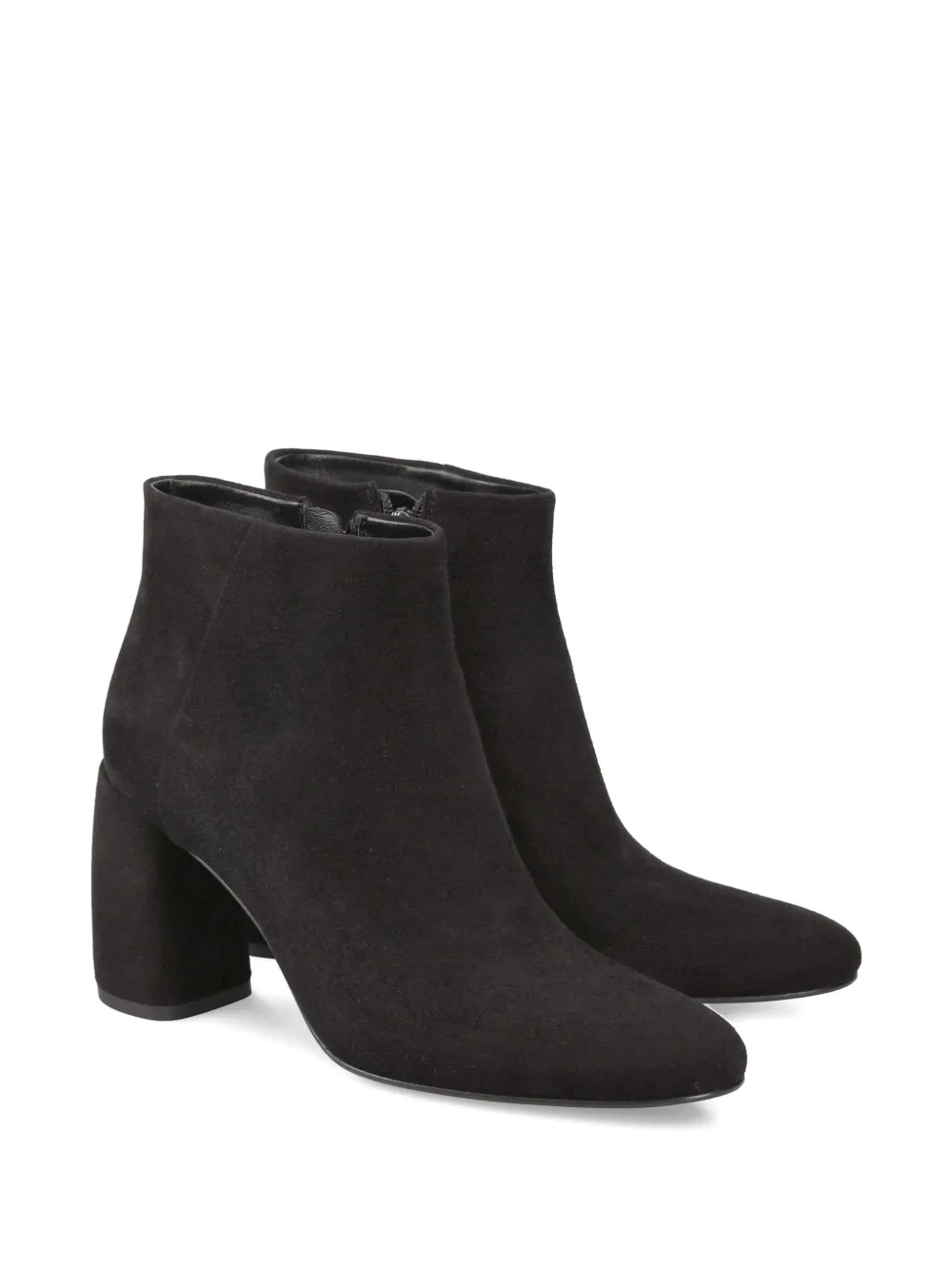Premiata Zip-up Block-heel Boots In Black