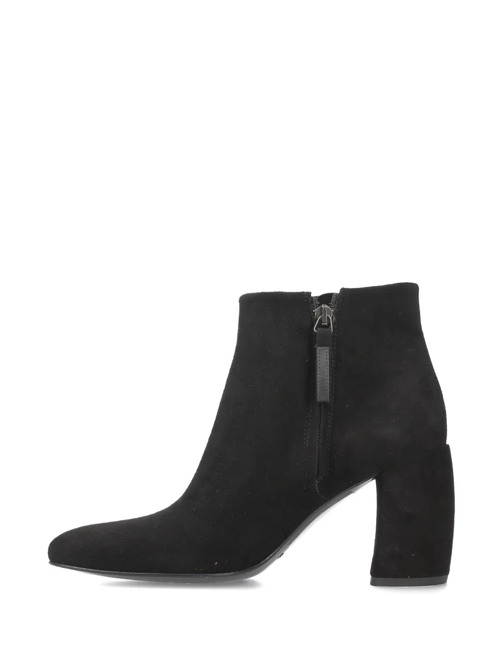 Premiata Zip-up Block-heel Boots In Black