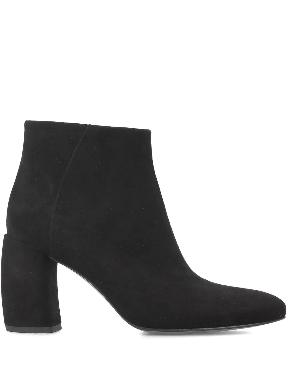 Premiata Zip-up Block-heel Boots In Black