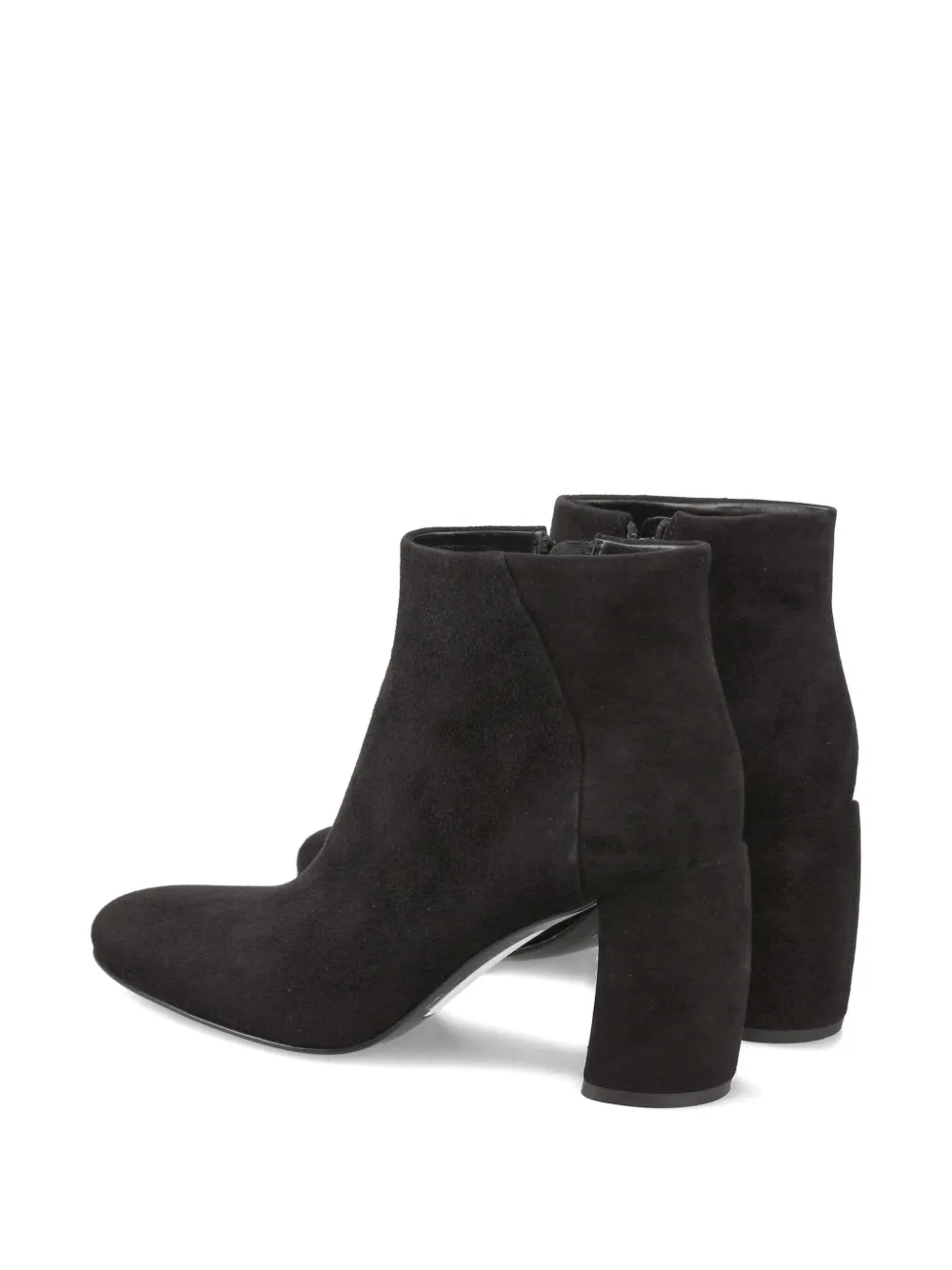 Premiata Zip-up Block-heel Boots In Black